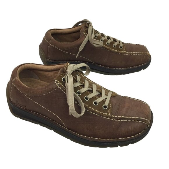 Dr. Martens Mens 9 Brown Casual Lace-Up Oxford Sneakers Shoes - Picture 6 of 12